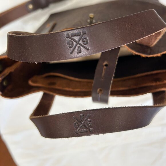 GO FORTH GOODS Avery Mini Tote – Cherry Bison Leather - Picture 5 of 16